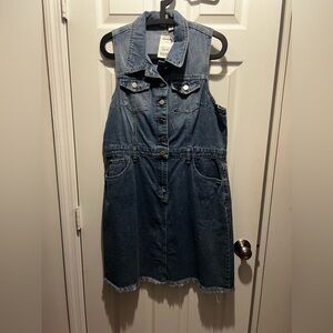 Joie Blue Denim Button-Up Top